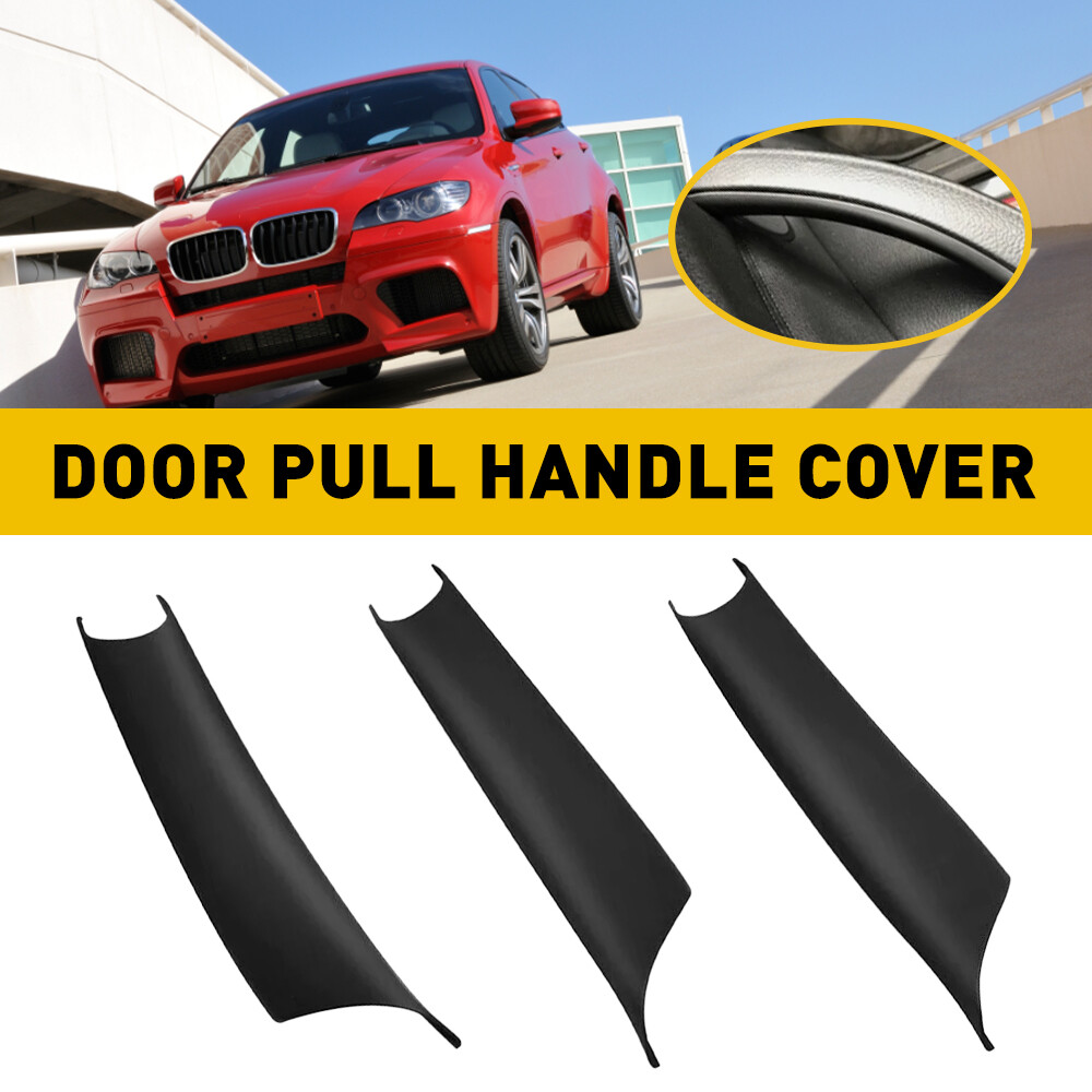 Inside Door Handle Panel Pull Trim Cover Kit For 2008-2013 BMW X5 E70 X6 E71 E72