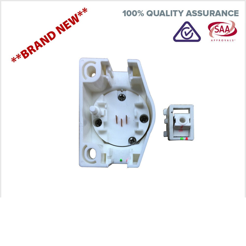 Surface Socket Fast Connect 10A AMP Quick Connect 240v 3 Pin Fan Plug Base 1.5mm
