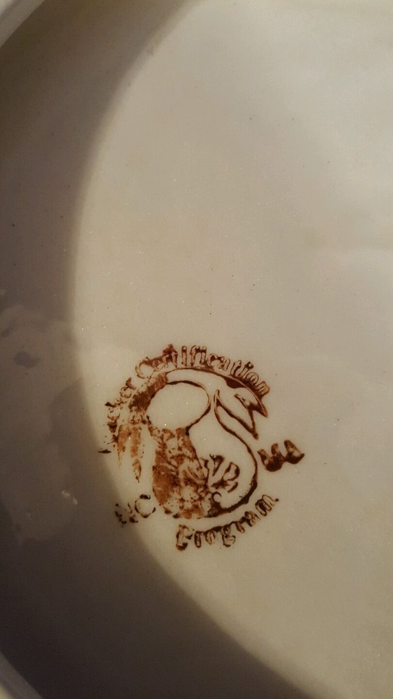 DEE FAUST signed ceramic trivet