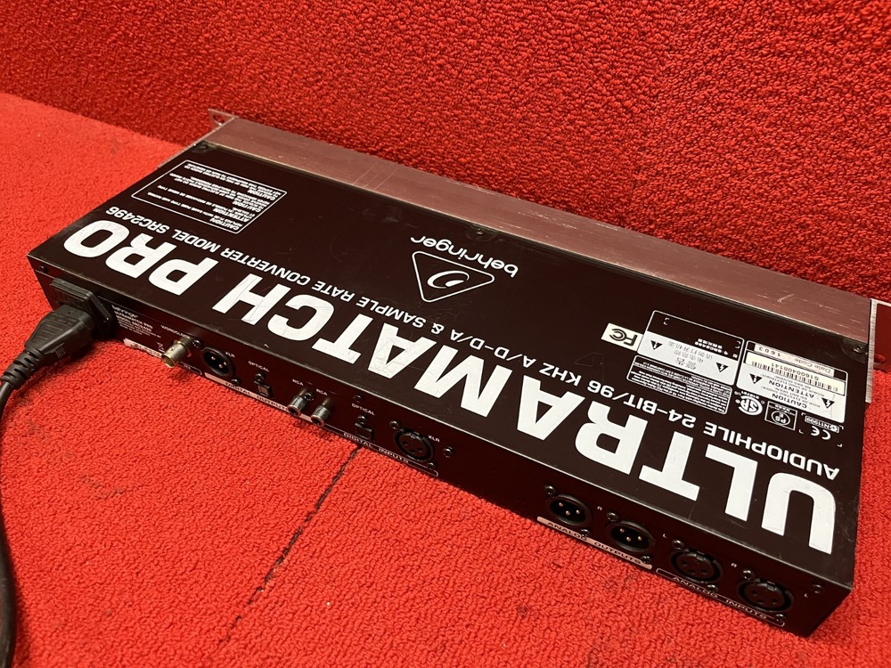 Used Behringer Ultramatch Pro SRC2496 AD/DA Sample Rate Converter Good Condition