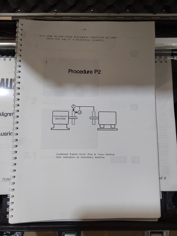 ALI 2000 MACHINE SHAFT ALIGNMENT TOOL