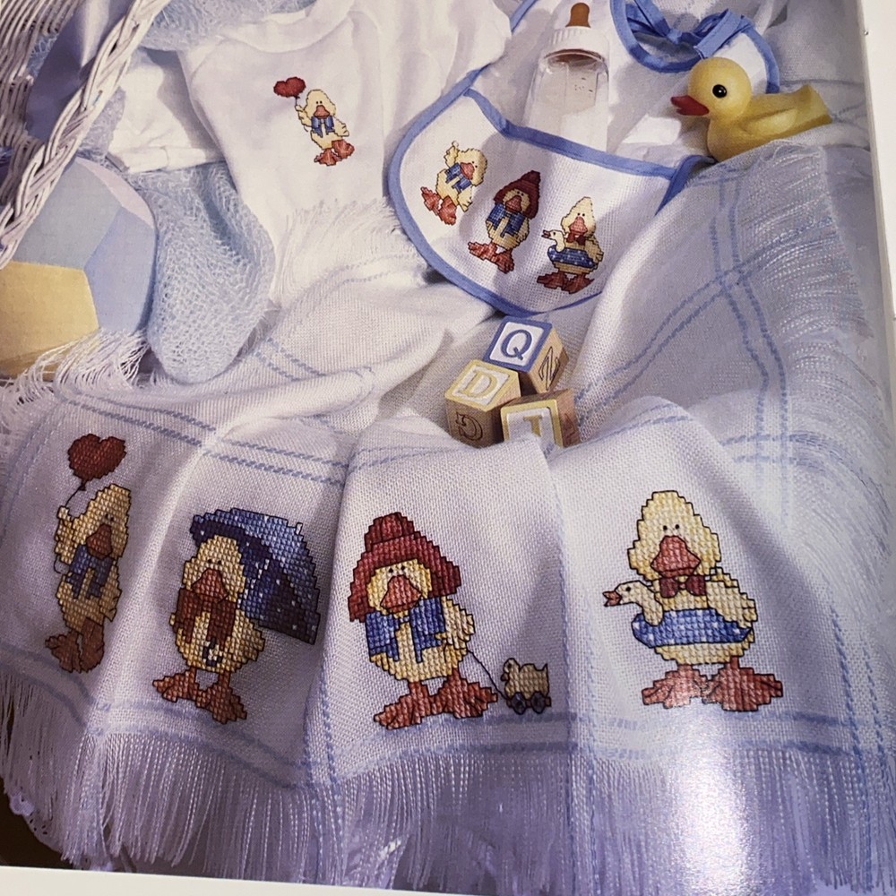 Baby Quackers- Ducks Ducklings- 4 Cross Stitch Patterns