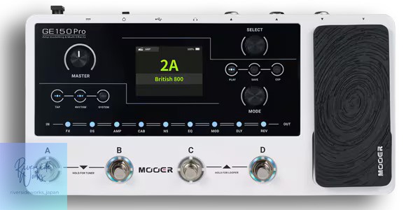 MOOER GE150 Pro Multi-Effects Processor