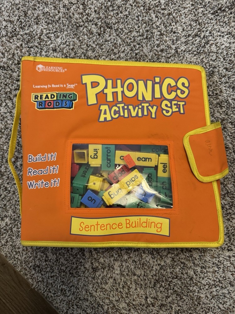 Used Phonics Activity Set sentence building. It Has A Few Marker Marks