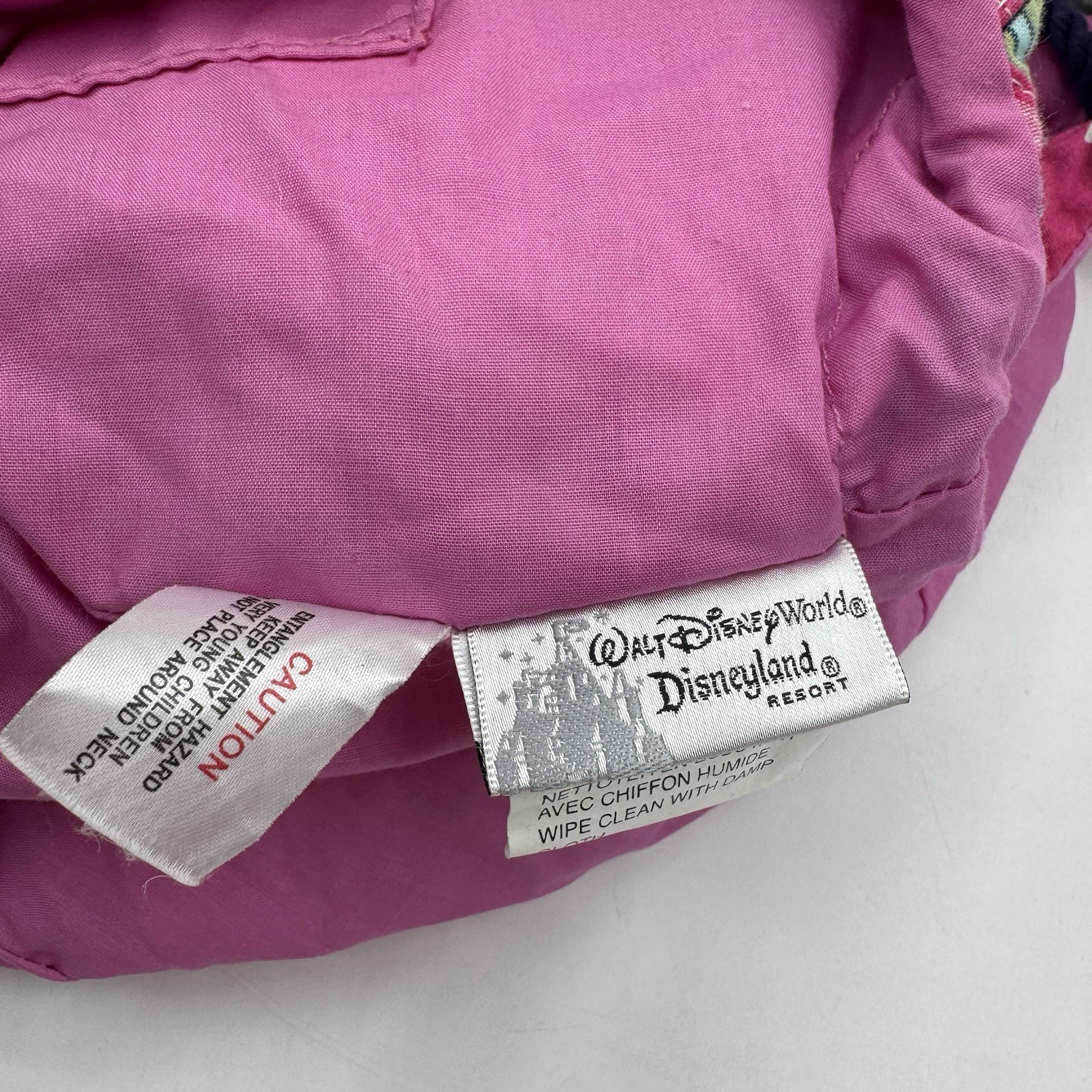 Mickey Mouse Pink Plaid Disney Parks Hobo Patchwork Bag Purse Tote RL Carry All