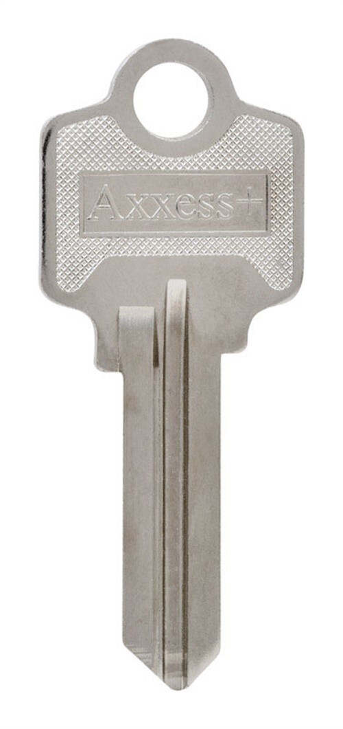 Hillman 88061 Brass Nickel #77 Universal Single Sided Blank Key (Pack of 10)