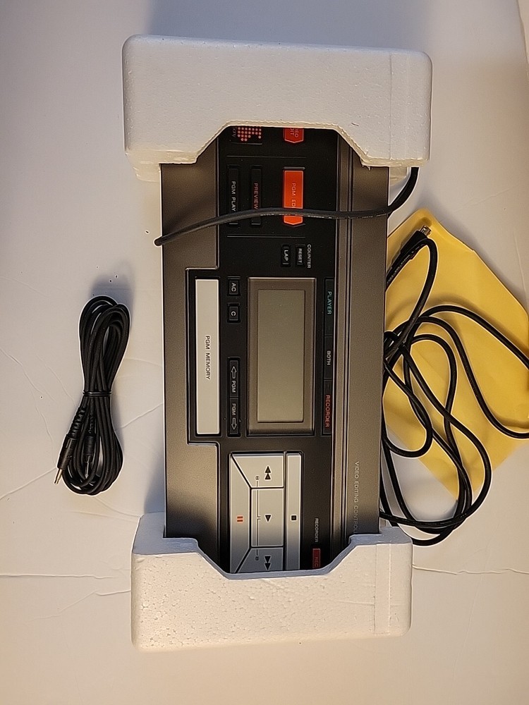 Vintage SONY VIDEO EDITING CONTROLLER RM-E100V Xtra Control L CABLE