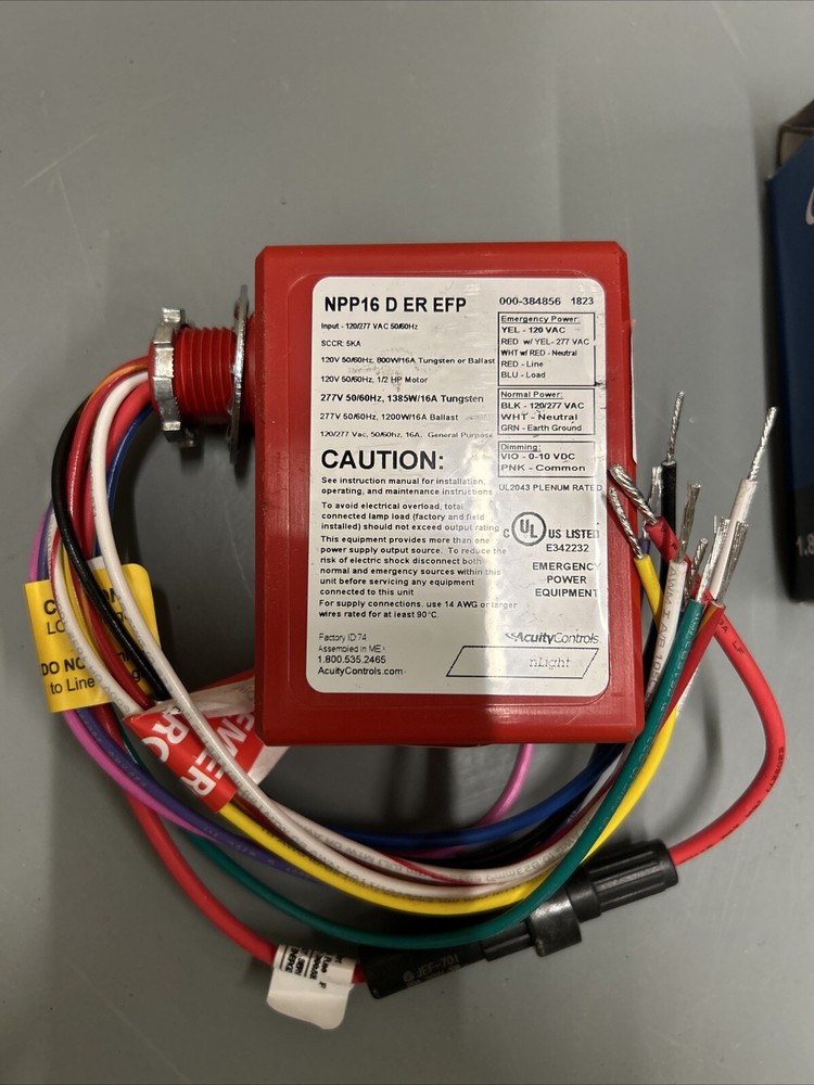 Sensor Switch Motion Detector Relay (NPP16-D-ER-EFP)