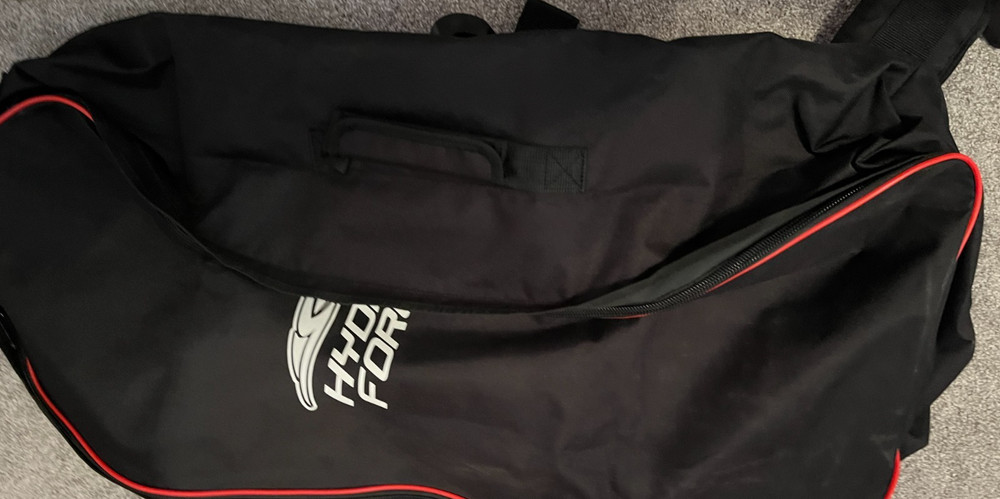 Hydro Force paddle board carrying backpack; black with red trim; new