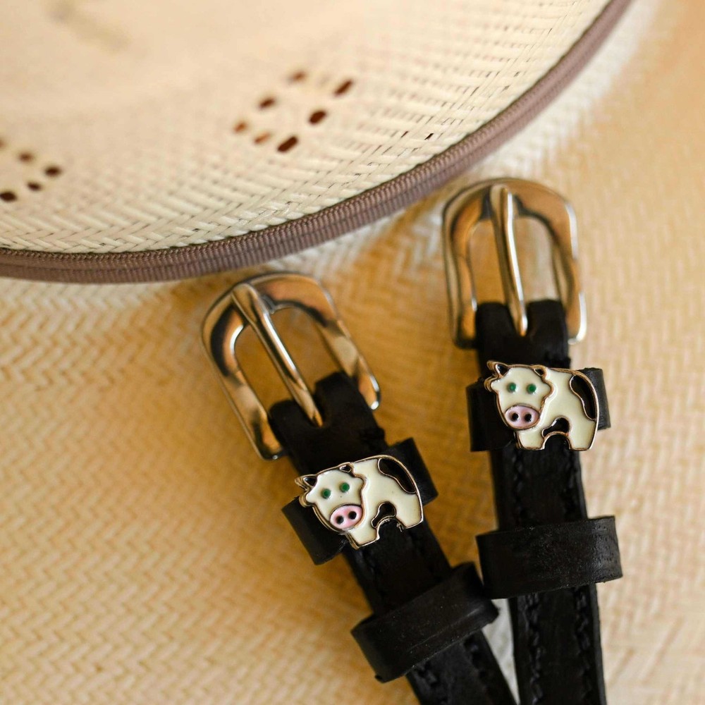 Cow Designer Spur Straps
