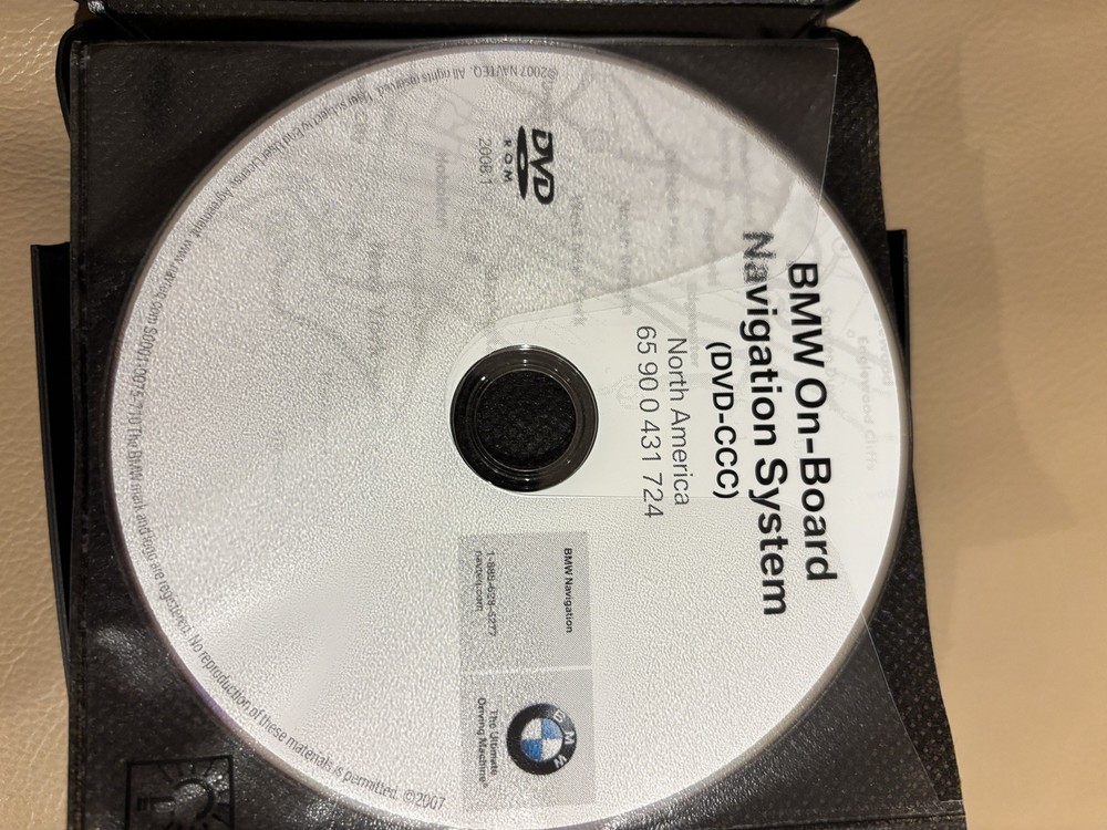 8 Disc BMW On-Board Navigation System CD DVD ROM Collection
