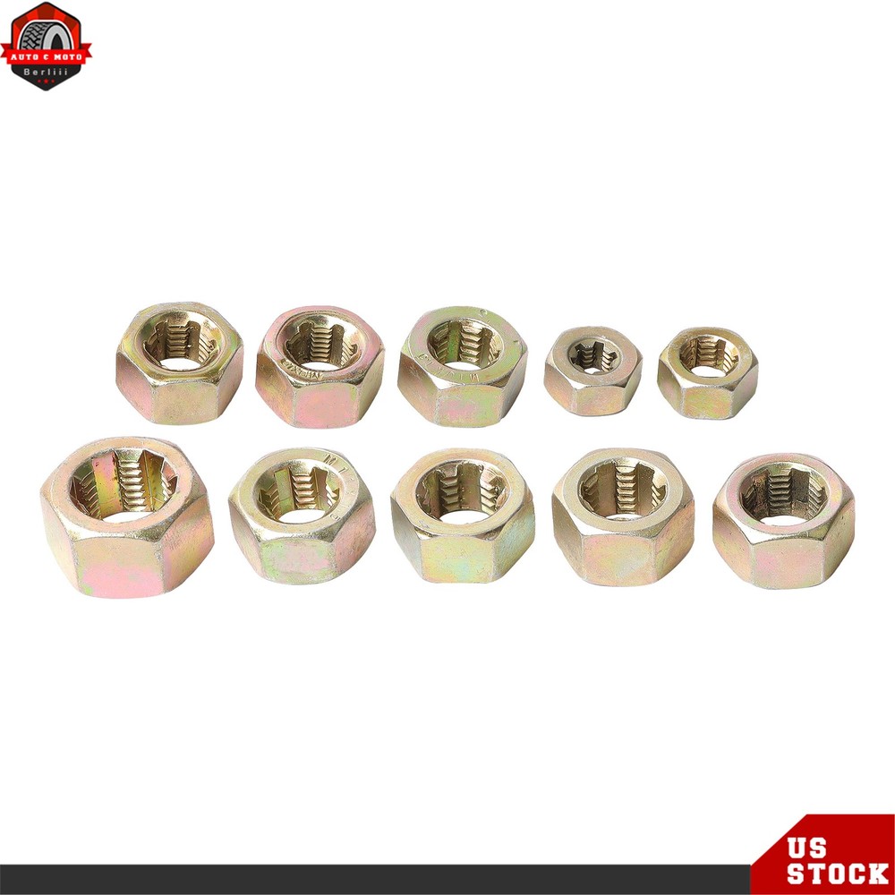 49Pcs Thread Repair Tool Set UNC UNF Metric Thread Restorer Tool Rethreading