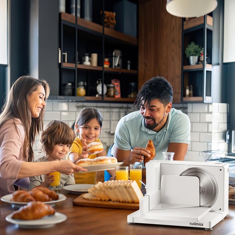 Quality Meat Slicer with German Blades & Adjustable Thickness Range