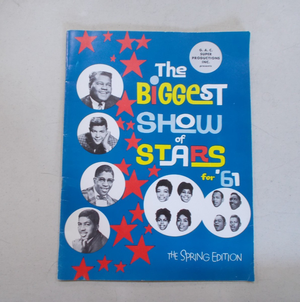 * 1961 The Biggest Show of Stars GAC Spring Ed. Fats Domino, Chubby Checker ++