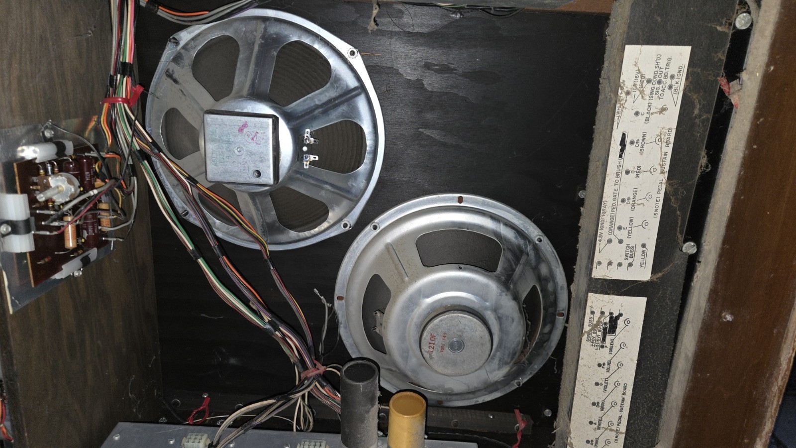 Ceramic Speaker 12" CTS Vintage USA Rib Cone 8 Ohm 20 / 25 Watt Tube Amp hi fi