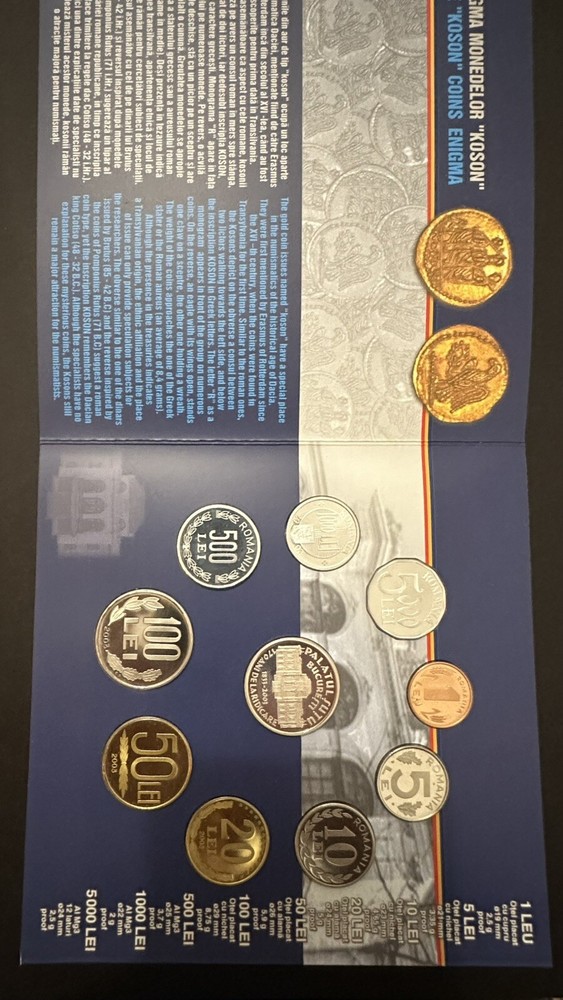 Romania Lei 2003 Mint Set