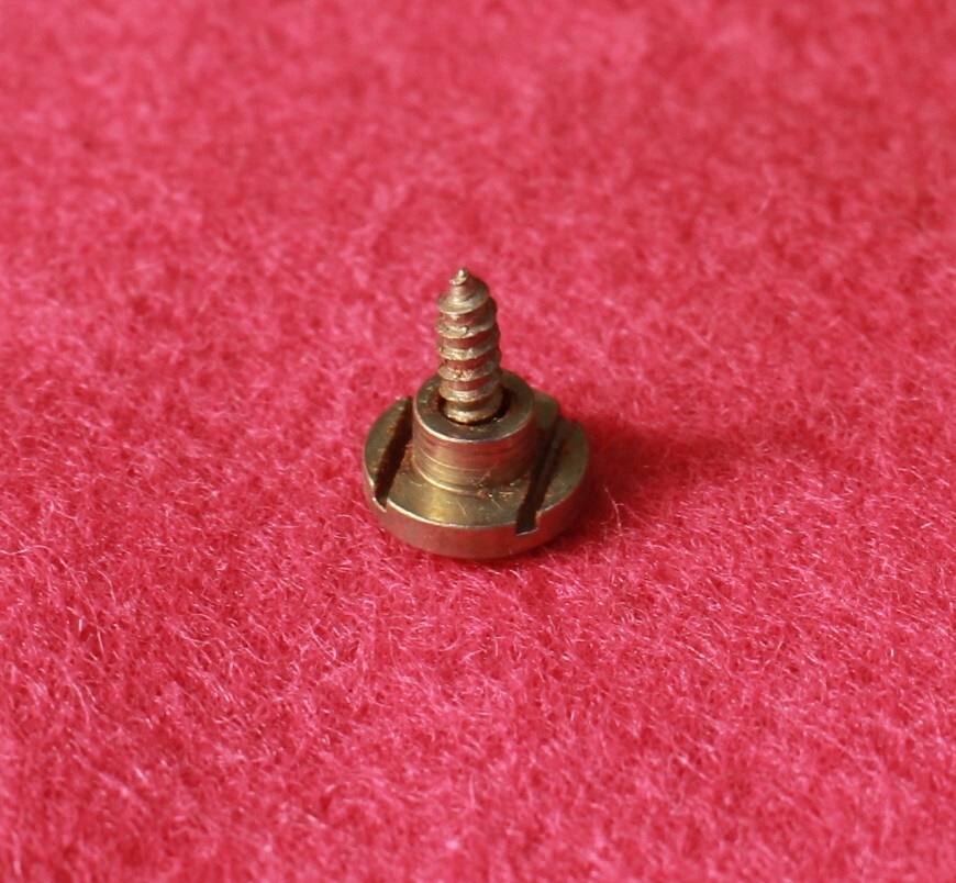 Aged Round String Tree Retainer Guide For 50s Telecaster Blackguard - Nickel