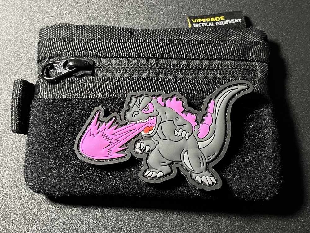 Godzilla King Of The Monsters Atomic Breath Evolution PVC Patch Hook And Loop
