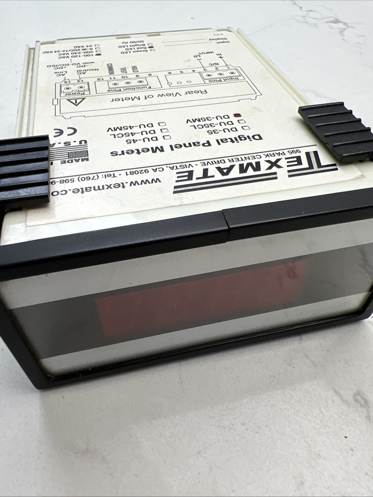 TEXMATE panel Meter DU-35MV Used