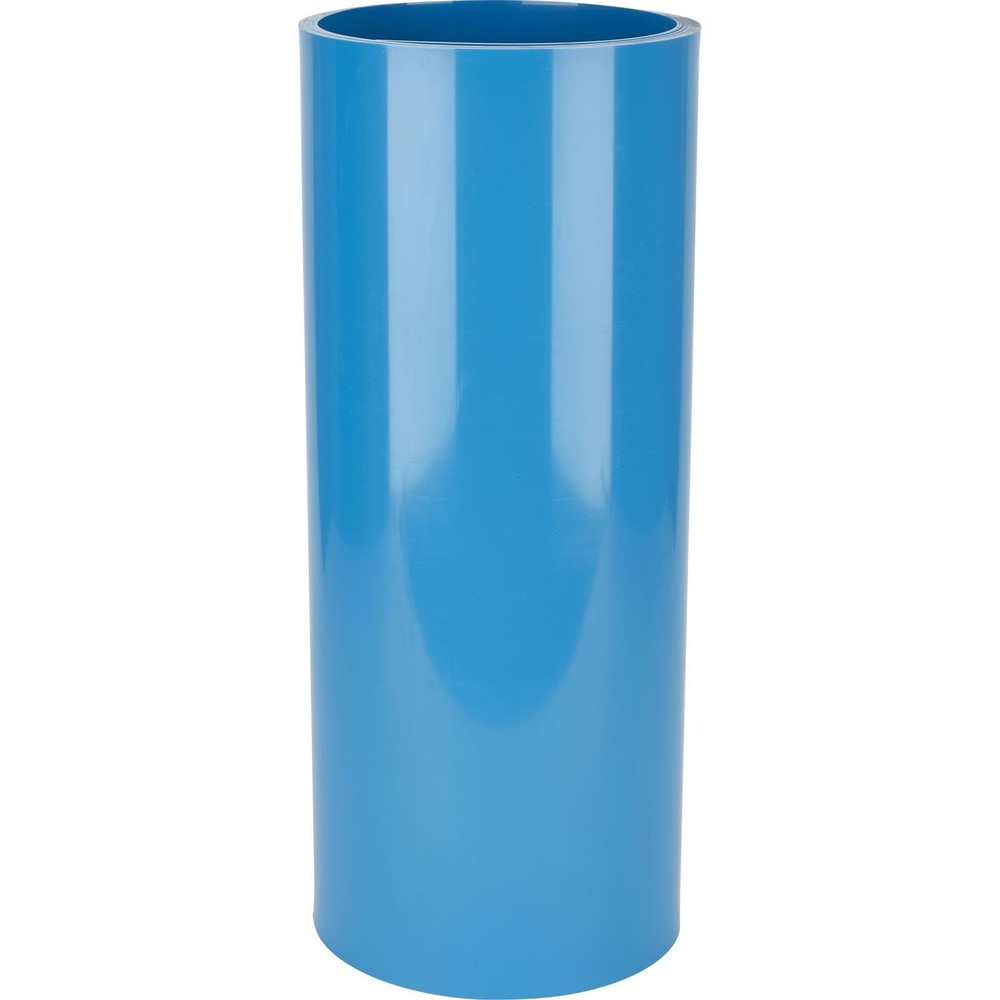 Colored Plastic HDPE Sheet 10 Ft Rolled 1/8 Inch Thick Light Blue