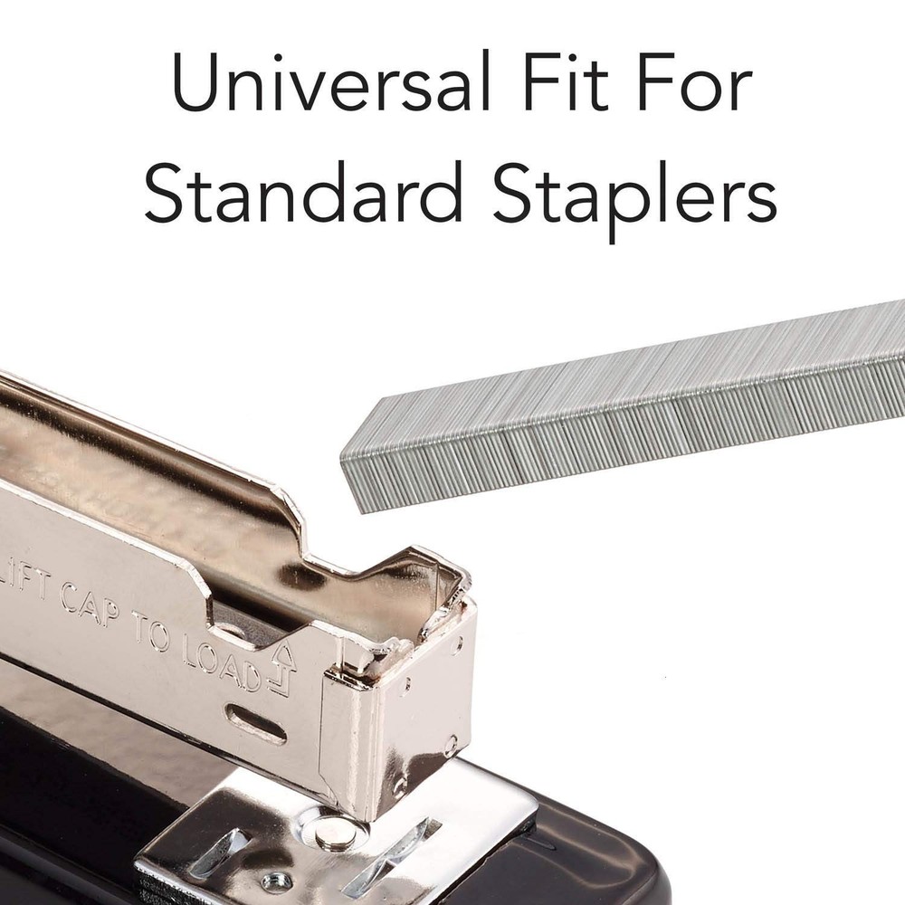 Swingline Standard Staples 2 Pack 10000 Staples Chisel Point 25 Sheets Capacity