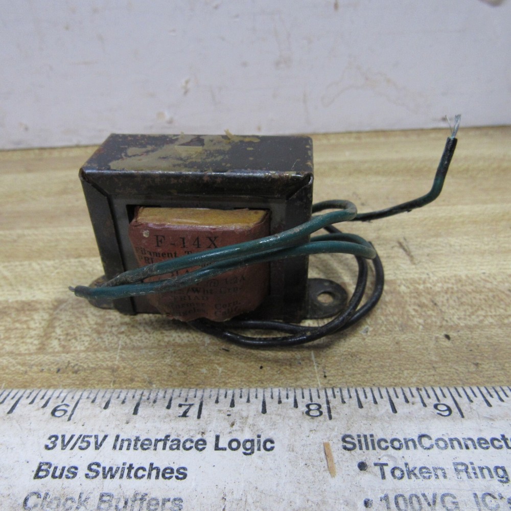 TRANSFORMER Power  6.3 VCT @ 1.2A  TRIAD F-14X