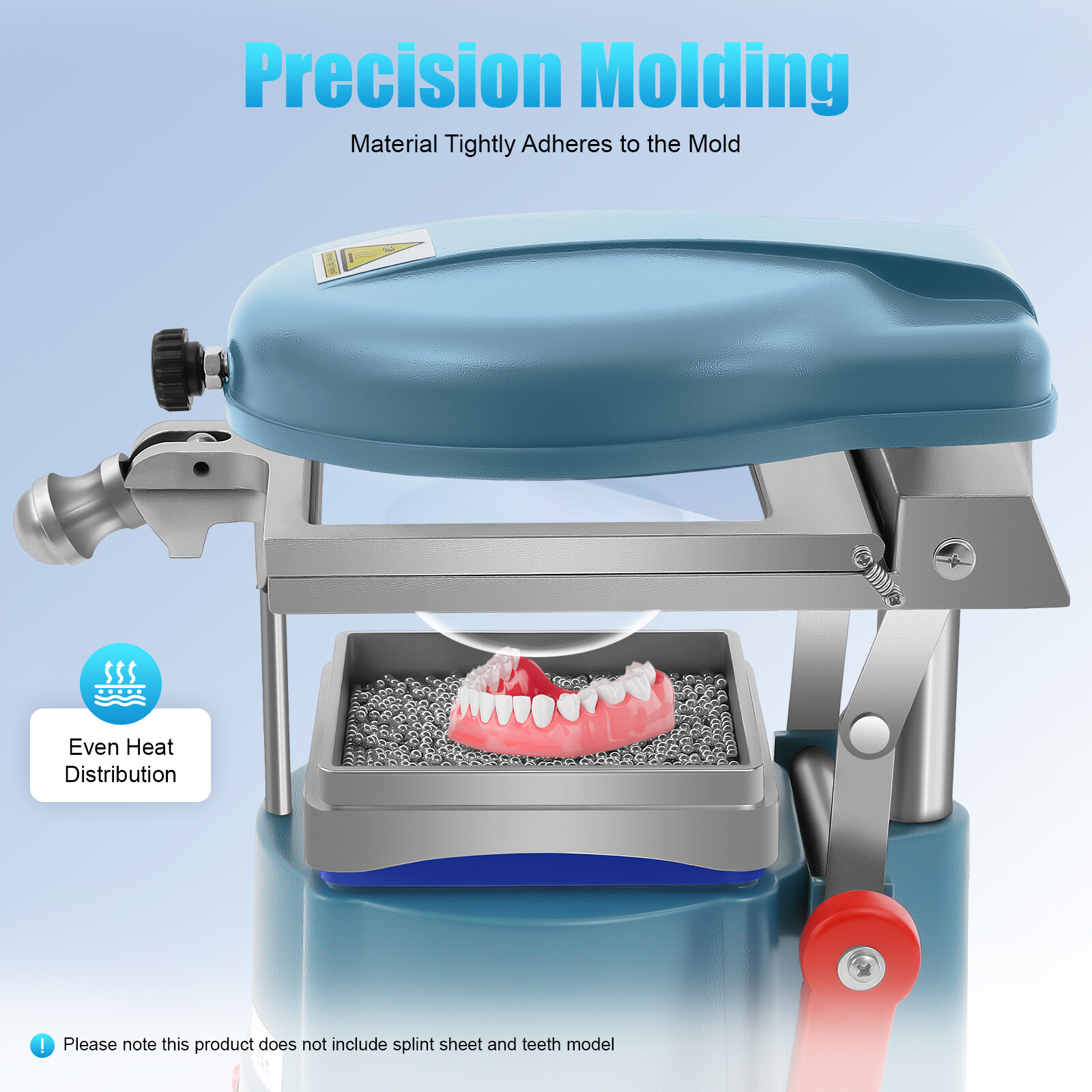 Dental Vacuum Molding Forming Machine Former Heat Thermoforming Lab Equipment