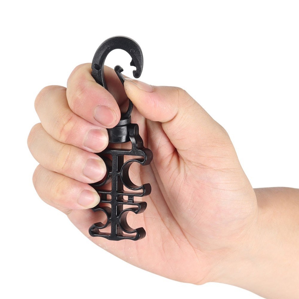 Scuba Hose Holder Clip for Second Stage For BCD Regulator Quick-Release 4-Hole