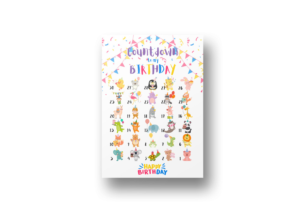 Birthday Countdown Poster