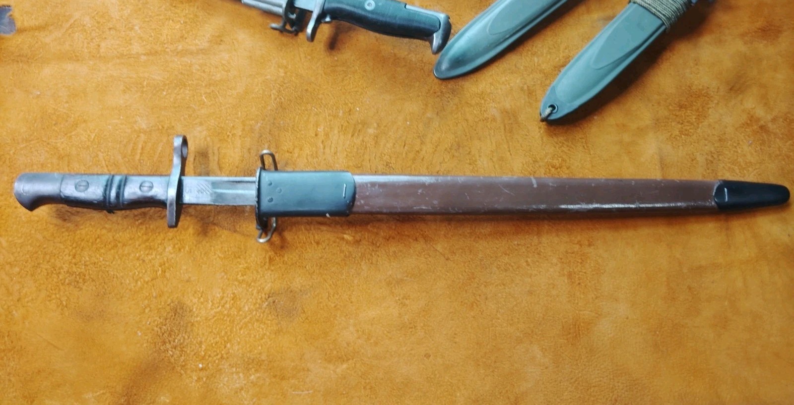 M1917 Enfield Remington Bayonet  WWI WWII USMC 1913 8/17 British Markings US