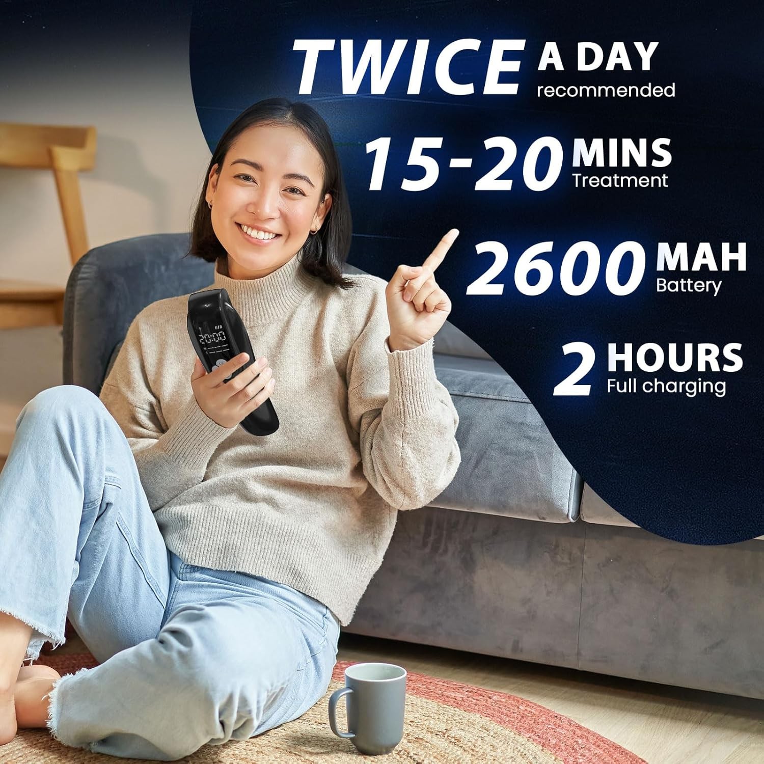 2-in-1 Cold Laser Treatment Therapy Device Home Pain Relief Physiother LLLT