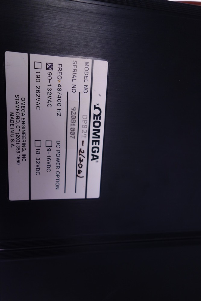 Omega Engineering DP82T 2(206) ALM Digital Temperature Meter Working