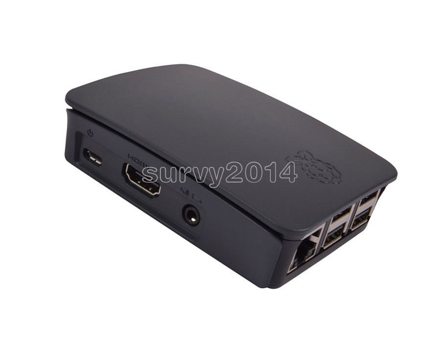 Official Raspberry Pi 3 Case Enclosure ABS Box Cover Black For Raspberry Pi 3