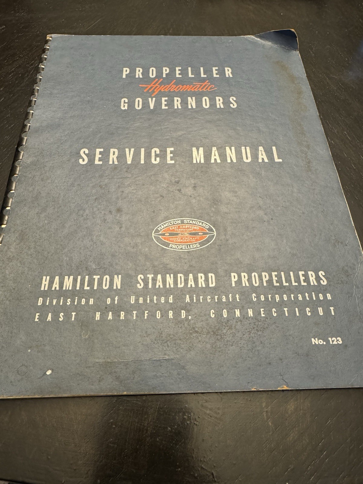 Hamilton Standard Propellers Service Manual 123 Hydromatic Feathering 1944