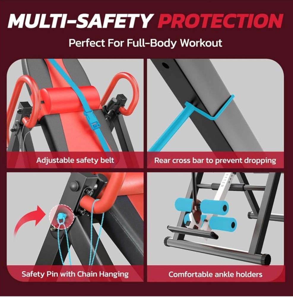 Inversion Table for Back Pain Relief