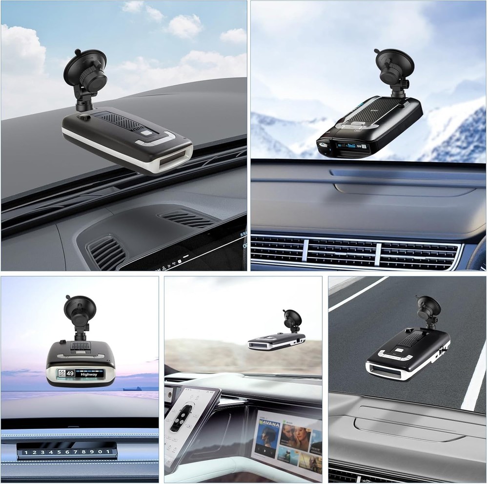 Windshield Radar Detector Mount for Escort MAX MAX2 MAX360 2015–2019