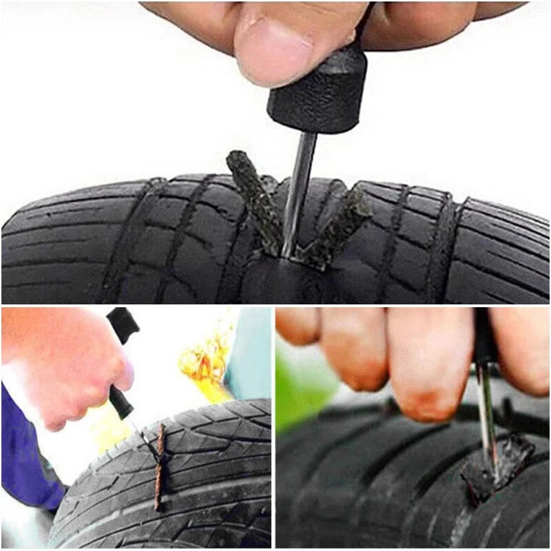 100X Car Tire Puncture Recovery Tire Repair Plugs Tyre Tubeless Seal Plug Strip
