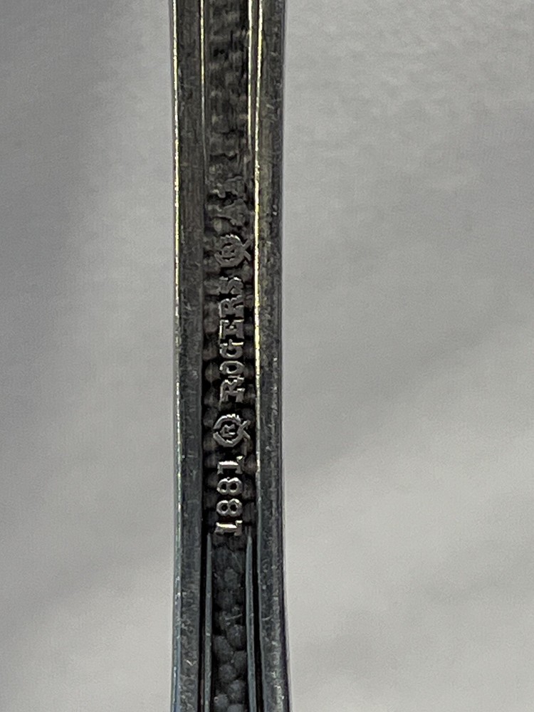 1881 Rogers Oneida (Silverplate, 1917) Coldmeat Serving Fork