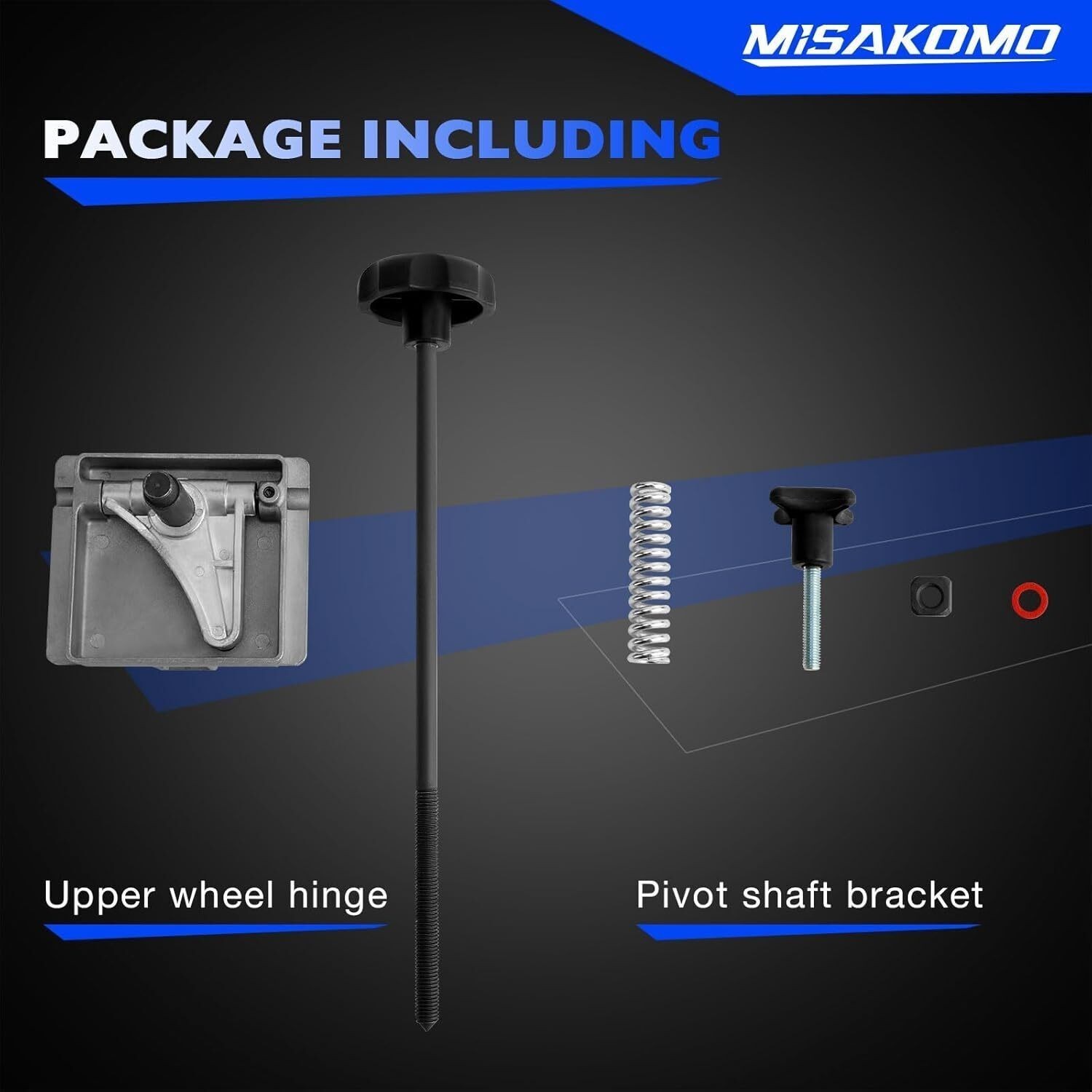 14" Bandsaw Upper Wheel Shaft & Hinge Assy For Delta Ridgid Central Machinery