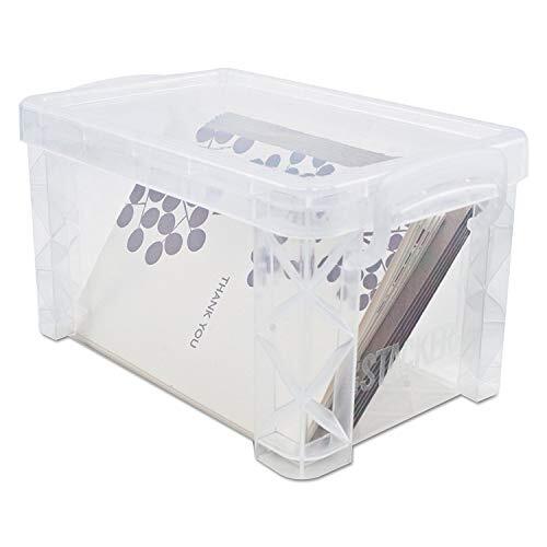 4007 Super Stacker" x 5" Index Card Box, Clear Boxes (4007) 3