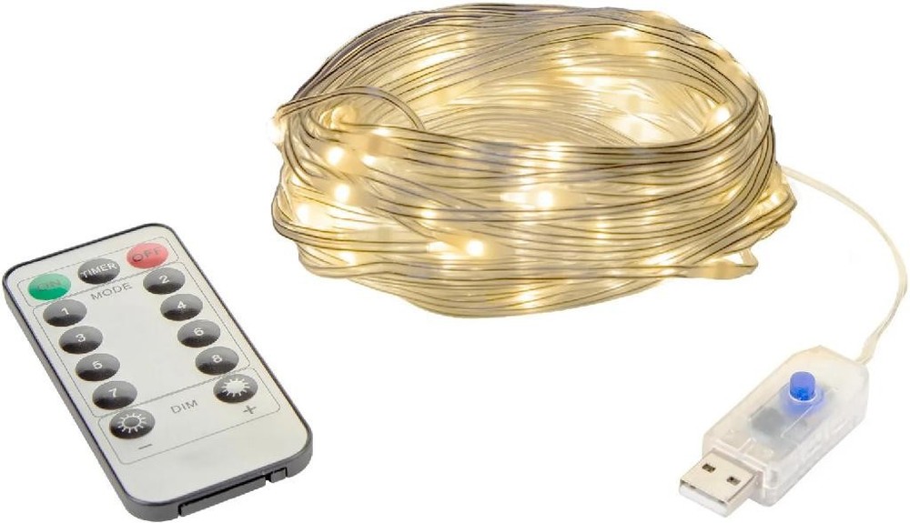 S/SPORT 30' LED OUTDOOR STRING LIGHTS W/REMOTE (USB POWERED)