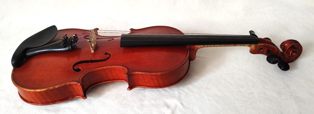 Advanced Level 4/4 Fiddle, Exceptional Tone & Sensitivity, Handmade, Ebony/Cedar