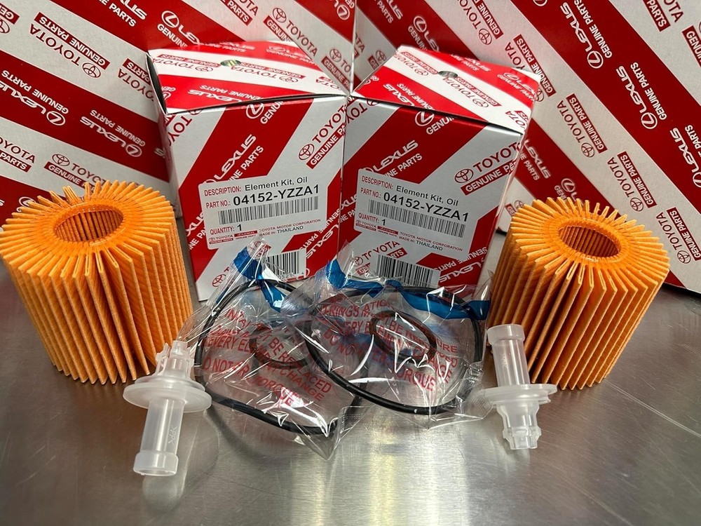 2 New Oil Filter For Toyota  04152-YZZA1 Replaceable Element