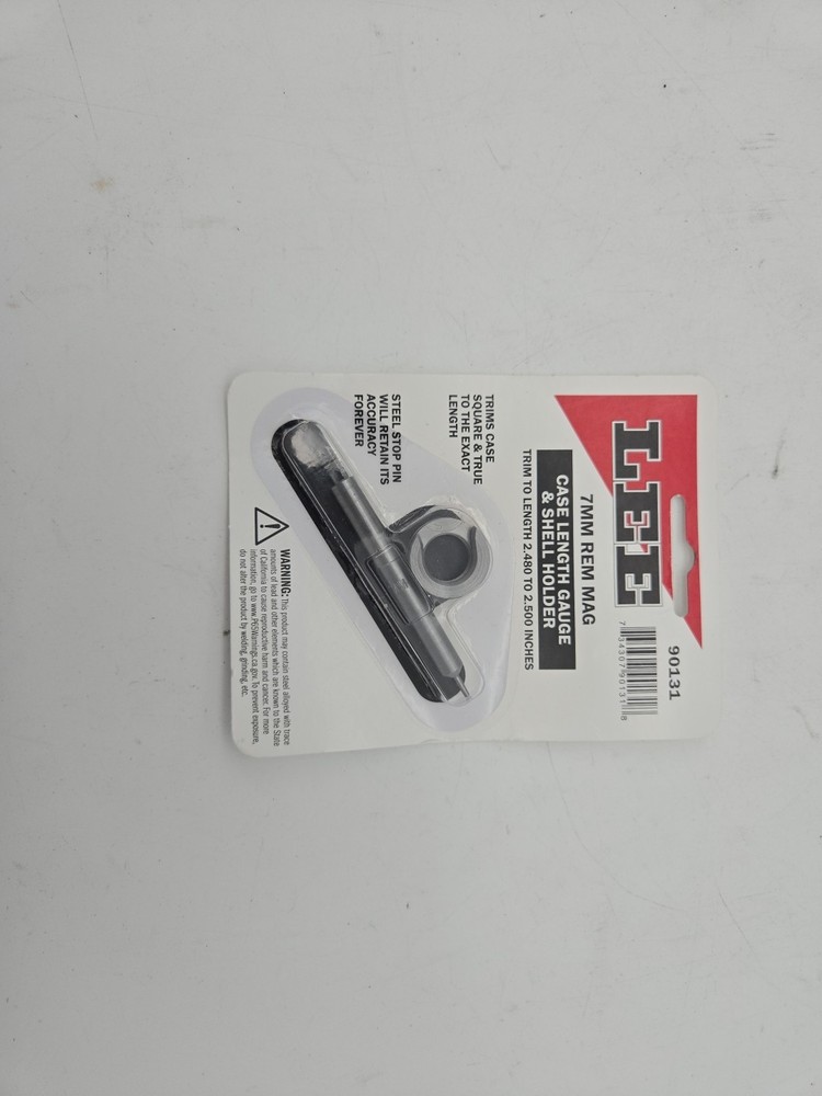 Lee Case Length Gauge & Shell Holder 7mm Rem Mag