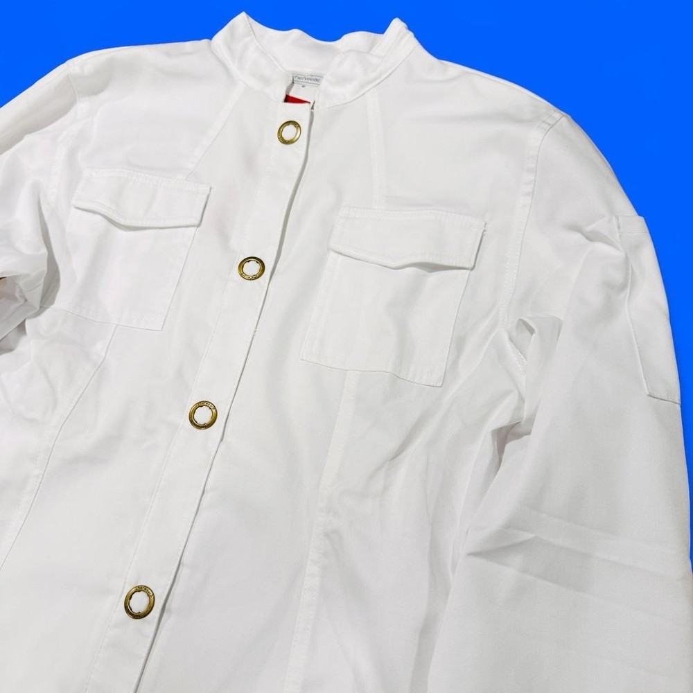 White Chef Coat by Chefwear Medium