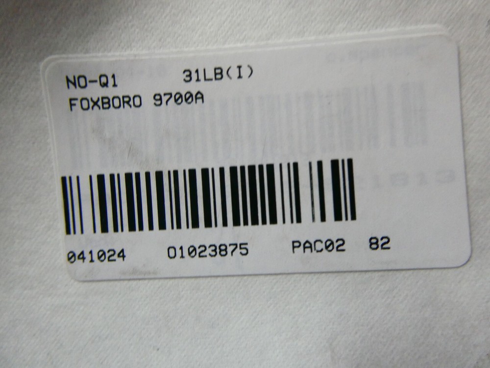 Foxboro 9700A Magnetic Flow Meter 3in