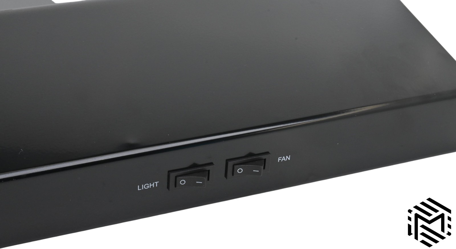 Scratched - Magic Chef MCRH31VB Range Hood – Black - RV Vent Hood - 12V 1A DC