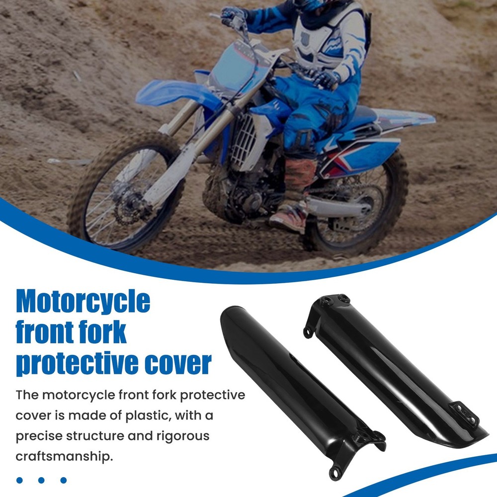 1Pair Motorcycle Front Fork Absorber Protector Covers Plastic Guards for2614