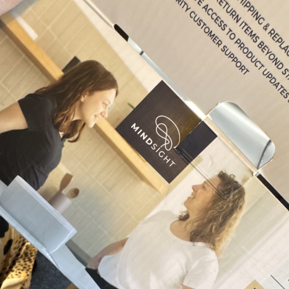 Mindsight Timed Lockbox White with Digital Timer for Indoor Item Storage