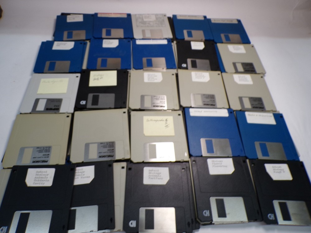 Blanks Utilities Programs 3.5" Floppy Disk Lot of 100 Untested Some Apple Format